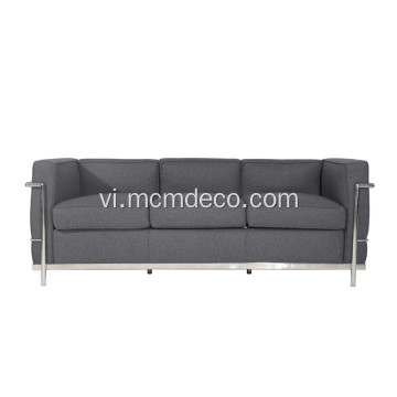 Le Corbusier LC2 Fabir 3 chỗ ngồi Sofa bản sao